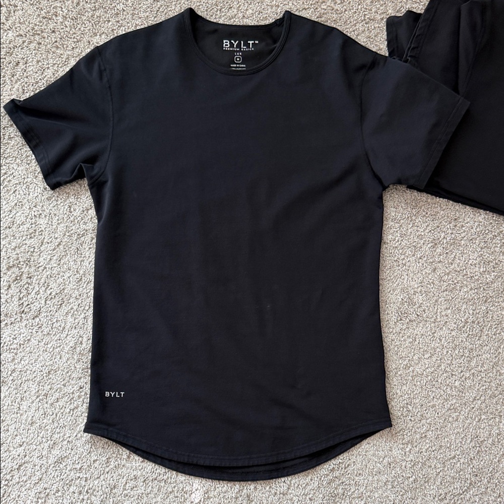Men's Bylt Basics Drop-Cut: LUX Black T-Shirt